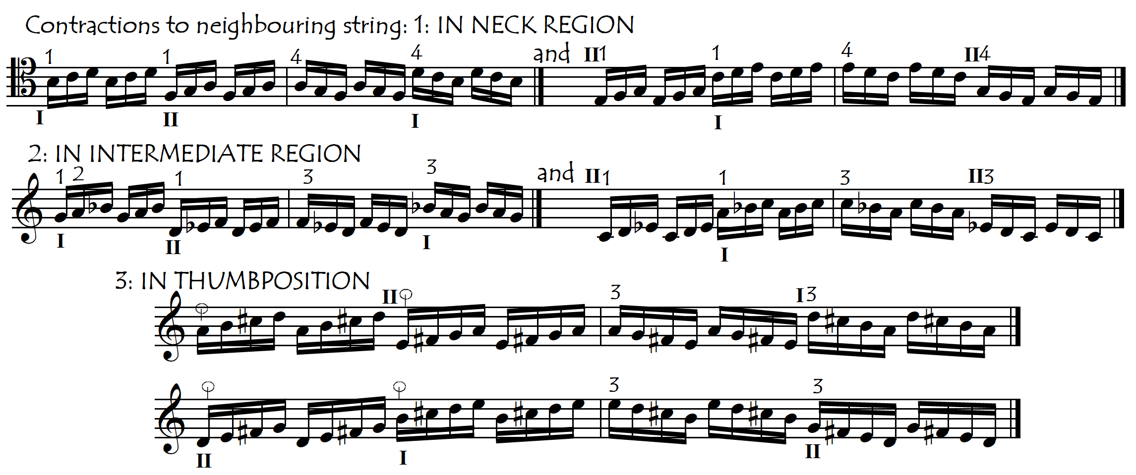 contractions to neighbouring string basic NEW